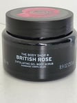 The Body Shop Vegan British Rose exfoliating gel body scrub 250ml