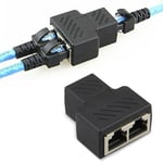 2 Port Rj45 Splitter Adapter Lan Network Ethernet Extender Connector Plug Lot
