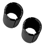 2x Cykelstyre Bar Shim Spacer Stam Reducer Storlek Reducerande Bussningshylsa 25,4 mm Till 31,8 mm Bar Bo