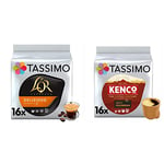 Tassimo L'OR Espresso Delizioso Coffee Pods (Pack of 5, Total 80 Coffee Capsules) & Kenco Colombian Coffee Pods (Pack of 5, Total 80 Coffee Capsules)