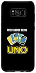 Galaxy S8+ Board Game Uno Cards Wild about being uno Game Card Costume Case