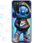 Samsung Galaxy A02s Genomskinligt Skal Stitch