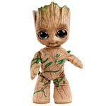 Marvel Plush, Groovin’ Groot Dancing and Talking Plush Figure from Disney+ Series I Am Groot, Soft Toy for Gifts and Collectors, HJM23