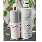 Olay Collagen Peptide B3 Hydrating Body Lotion 502ml + Body Wash 591ml