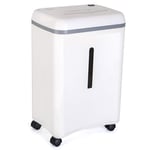 WOLVERINE 8-Sheet Super Micro Cut High Security Level P-5 Ultra Quiet Paper/Credit Card Home Office Shredder with 17-Litre gallons Pullout Waste Bin SD9101 (White)