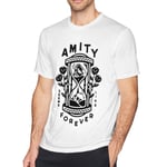 CHENYINJJ Men'S The Amity Affliction 1 T-Shirt - Diy Stylish Short Sleeve Printed Tees for Men T-Shirts Tops