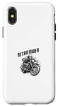 iPhone X/XS Retro Rider Classic Motorcycle Tee Case
