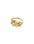 Willpower Recycled Sculptural Ring Gold-Plated Gold Pilgrim