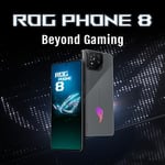 ASUS ROG Phone 8, Gris Rebel, 12Go RAM 256Go Stockage, Snapdragon 8 Gen 3, 6,78’’ AMOLED 165Hz, Caméra Gimbal 50MP, Version EU Officielle
