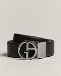Giorgio Armani Reversible Leather Belt Black