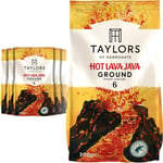 Taylors of Harrogate Hot Lava Java Ground Coffee, 200 g Pack of 6