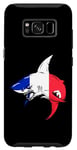 Coque pour Galaxy S8 Drapeau France Requin Fierté Drapeau Français Racines France Souvenir
