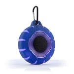 InnovaGoods - Haut-Parleur sans Fil Flottant LED Floaker, Lumière LED Multicolore, Étanche IPX7, Bluetooth 5.0, Micro USB, Bleu, Ø9,3 x 4,1 cm, Plastique