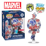 Funko Pop! Art Series 34 Captain Marvel Target Exclusive Vinyl Bobble-Head 2021