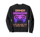 Gamer Grandma Granny leveling up since 1965 Video games Sweatshirt