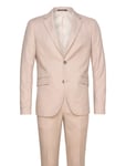 Structure Stretch Suit Beige Lindbergh