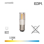 Bajonett LED-lampa B22 5,5W 650 lm 3200K Keramisk bas Varmljus EDM EDM 98935