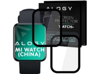 Alogy Alogy Alogy Full Glue 2x Flexible 3D Glass for Xiaomi Mi Watch (China version) Black universal