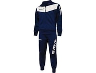 Givova Träningsoverall För Fotboll Set Sweatshirt Byxor Givova Tuta Visa Triacetato Marinblå Och Vit Tr018 0403 S