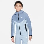 Nike Luvtröja NSW Tech Fleece 24 - Blå/Svart Barn adult FD3285-493