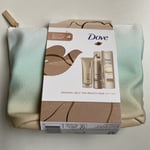 Dove Gradual Self-Tan Beauty Bag Derma Spa 3pcs Gift Set For Her with Beauty Bag