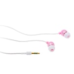 3.5mm Pink Sound Earphones Headphones for Smartphone