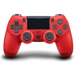 Manette sans fil Bluetooth pour PS4, Contrôleurs pour Playstation 4 Double Shock- Rouge