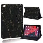 FINDING CASE Fit Apple iPad 2019 7th 10.2" Tablet - Printed PU Flip Leather Smart Lightweight Shell Stand Cover Case for iPad 2019 7th 10.2" (iPad 2019 7th 10.2", nero marquina marble)