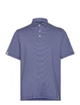 Classic Fit Striped Jersey Polo Shirt Sport Knitwear Short Sleeve Knitted Polos Blue Ralph Lauren Golf