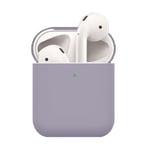 Apple AirPods (1. &amp; 2. gen.) Tynt Silikondeksel - Lavendel