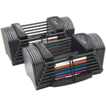 Power Block PowerBlock Sport 24 Adjustable Dumbbell Set 1.5 kg to 11 kg, 2020 Model