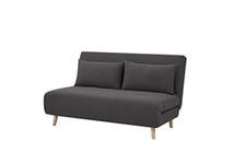 Leader Lifestyle Sofabed, Dark Grey, Sofa Dimensions: W141 x D90 x H81cm
