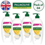 Palmolive Naturals Milk and Honey Natural Origin Ingredients 750ml - Pack of 4