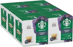STARBUCKS Espresso Dark Roast Coffee Pods by NESCAFÉ Dolce Gusto - 72 Espresso C