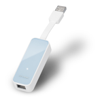 TP-Link - USB 2.0 RJ45 netværkskort - Hvid