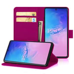 DN-Alive Galaxy S10 Lite Case Cover, For Samsung Galaxy S10 Lite Pu Leather [Wallet] [ID Holder] [Flip Case] [Leather Case] [Card Slot] [Book] [Folio] Case (PINK)