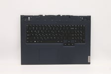 Lenovo Legion 5-17ACH6 Palmrest Touchpad Cover Keyboard Greek Blue 5CB1D01919
