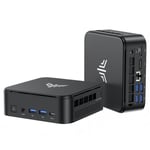 NiPoGi Mini PC АMD Ryzen 7 5700U(8C/16T, jusqu'à 4,3 GHz), Mieux Que 5500U/5650U),16Go RAM/512Go SSD,WiFi 6/BT 5.2/4K Triple