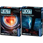 Thames & Kosmos - EXIT: The Gate Between Worlds - Level: 3/5 - Unique Escape Room Game & EXIT: The Stormy Flight - Level: 2/5 - Unique Escape Room Game - 1-4 Players