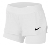 NIKE Court Flex Shorts White - Girls (Storlek: XL)