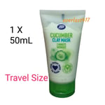 Boots Cucumber Clay mask 3 minute wonder 50mL ☆ Mini Travel Size 