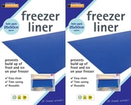 4 x Freezer Fridge Drawer Shelf Liners Mats Defrost Prevet Build Up Ice & Frost