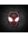 Marvel 3DL Spiderman Miles Morales Face 3D Light, One Colour