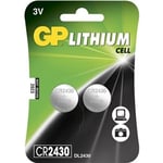 GP Batteries CR2430 3V Pakke med 2 stk.