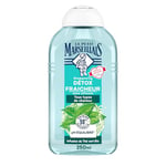 Le Petit Marseillais , Shampooing Détox Fraîcheur Infusion de Thé Vert Bio (flacon de 250 ml) – Shampoing sans silicone pour tous types de cheveux – 98 % d'ingrédients d'origine naturelle