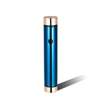 Portable Mini USB Electronic Lighter Thickened Tungsten Wire Turbo Spiral Lighters Windproof Flameless Lighters Rechargeable Ignition,With Projector,for Home Kitchen Outdoors Camping(blue)
