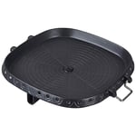 Square Nonstick Korean Grill Pan Barbecue Portable Hot Plate Stone Coating1258