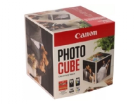 Canon Photo Cube Creative Pack - Blank - 2-pack - svart, färg (cyan, magenta, gul) - original - bläckpatron/papperssats - för PIXMA TS5350, TS5350i, TS5351, TS5351i, TS5352, TS5353, TS7450, TS7450i, TS7451, TS7451i