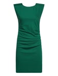 India Round-Neck Dress *Villkorat Erbjudande Dresses Bodycon Grön Kaffe