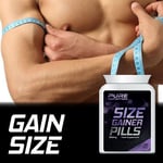 PURE NUTRITION SIZE GAINER PILLS – GAIN SIZE TABLET WEIGHT INCREASE MUSCLES